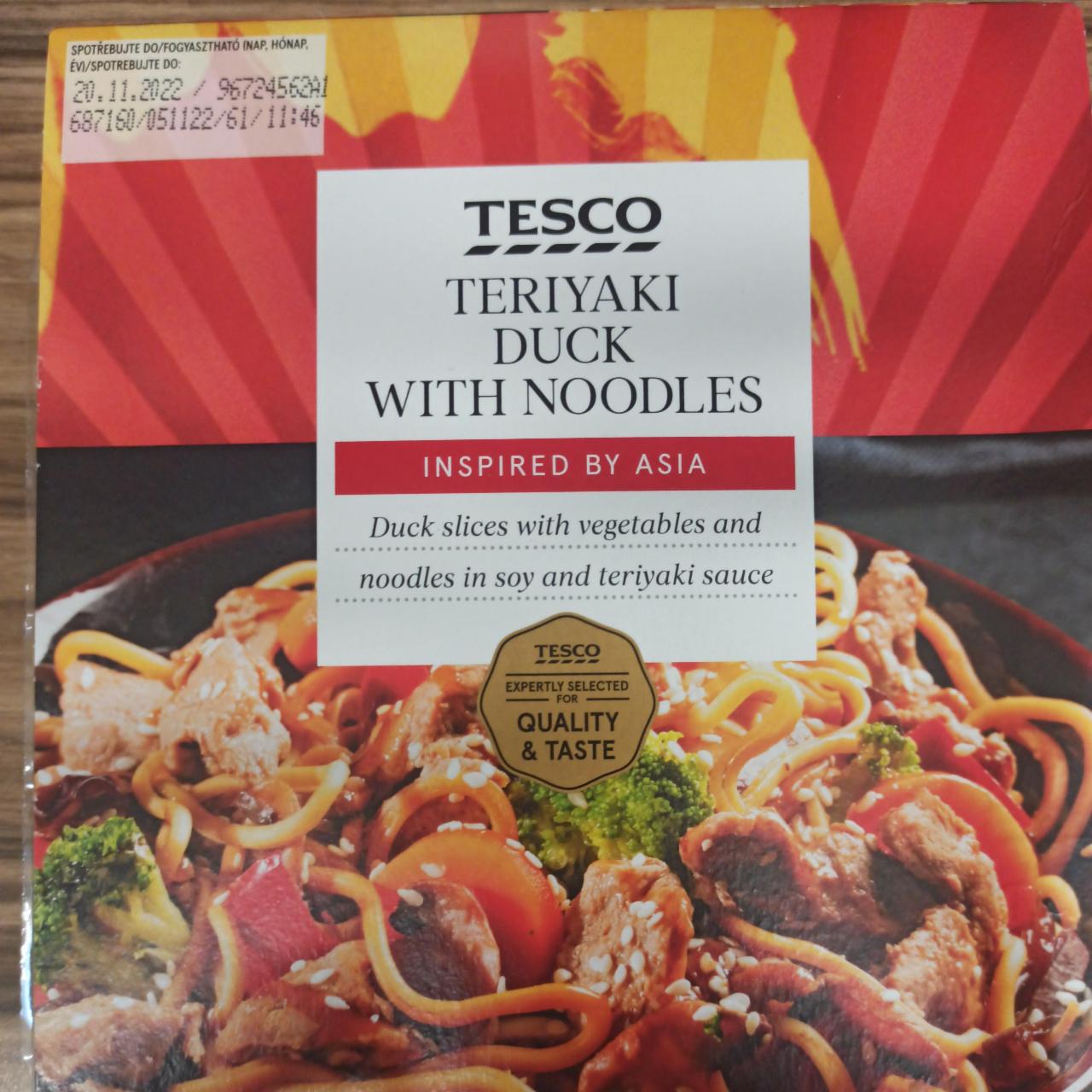Képek - Teriyaki Duck with noodles Tesco