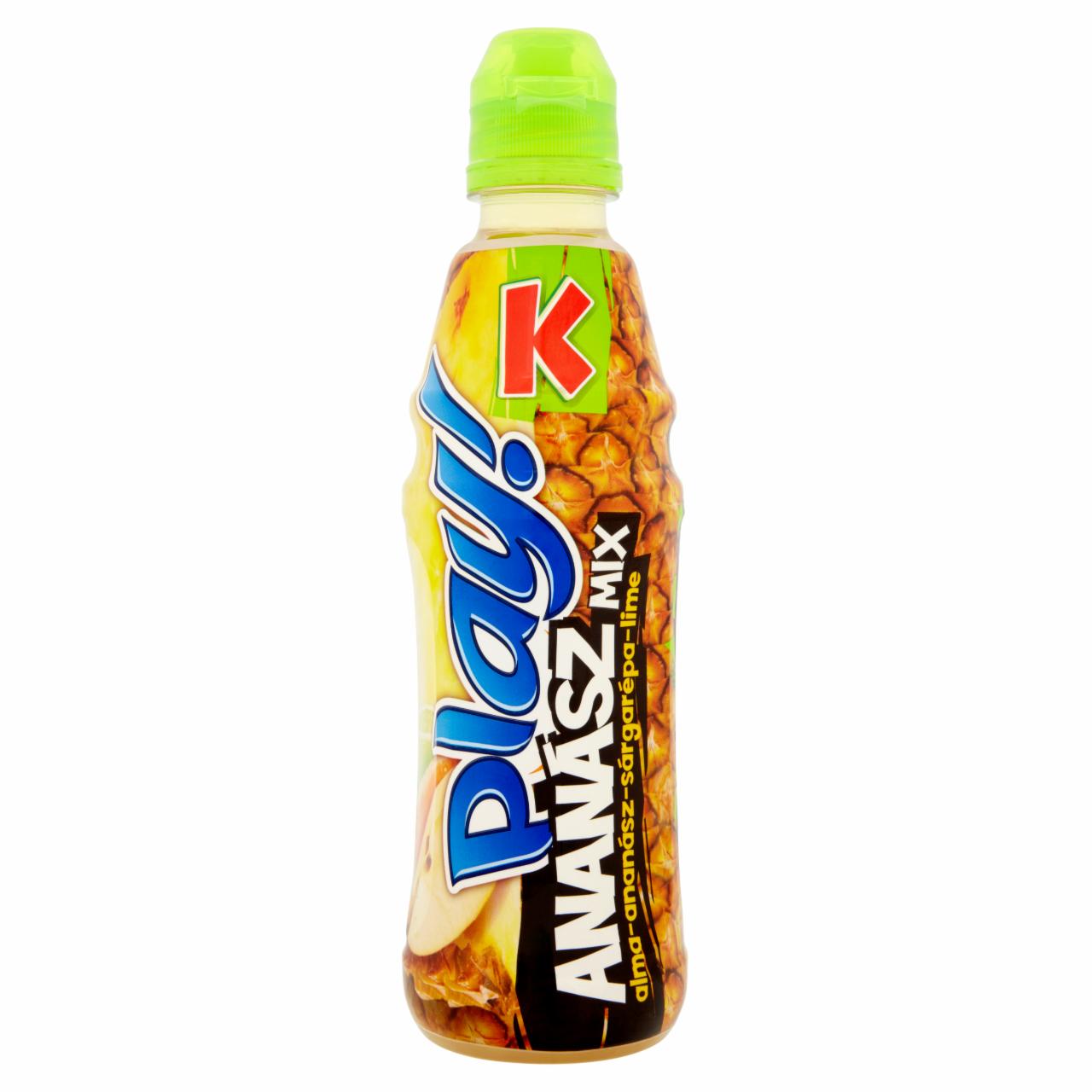 Képek - Kubu Play! ananász mix, alma-ananász-sárgarépa-lime ital 400 ml