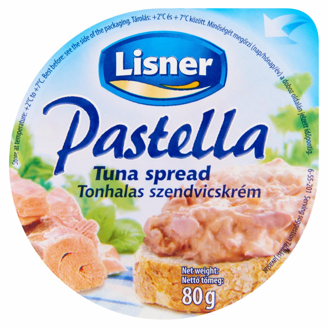 Képek - Lisner Pastella tonhalas szendvicskrém 80 g