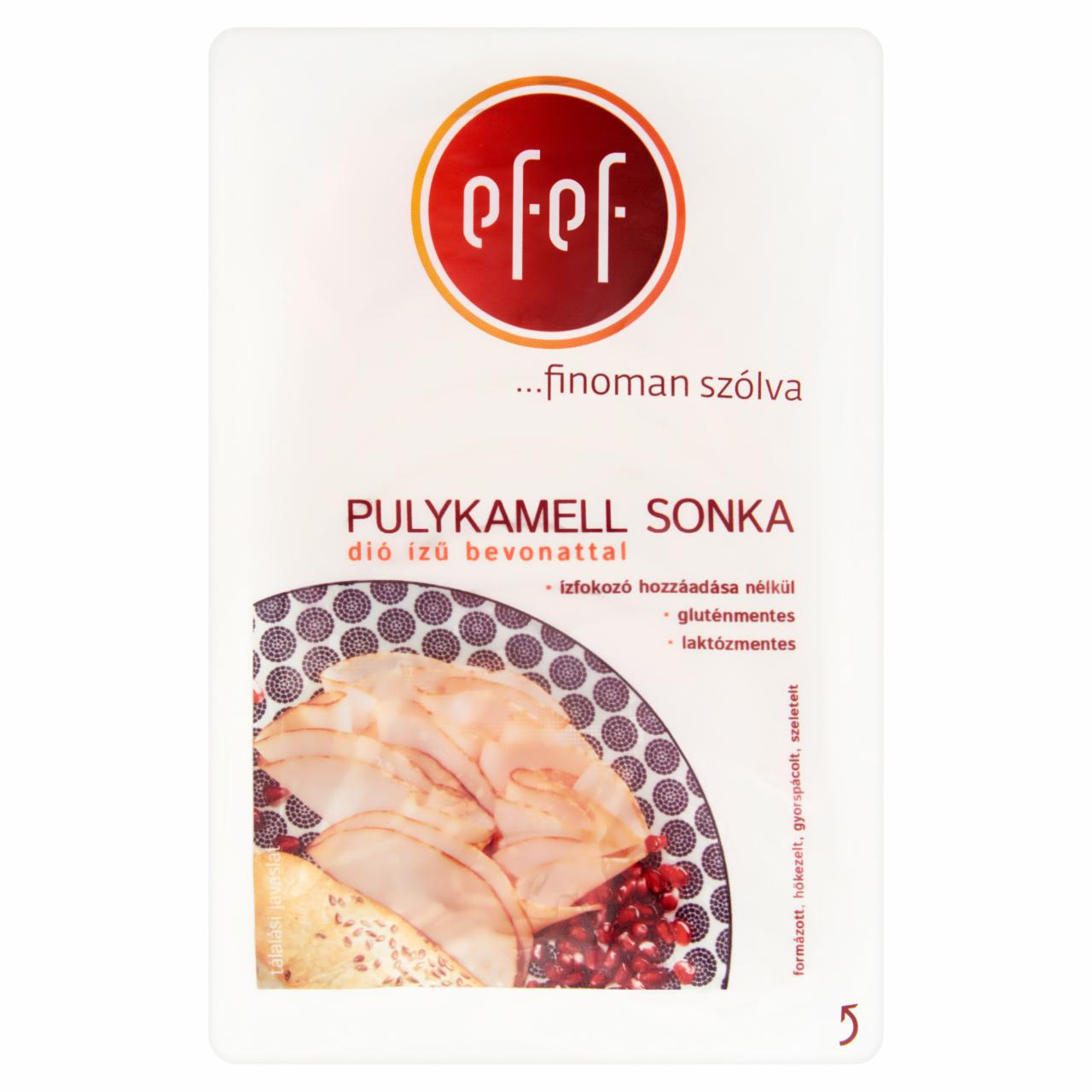 Képek - eFeF szeletelt pulykamell sonka dió ízű bevonattal 500 g