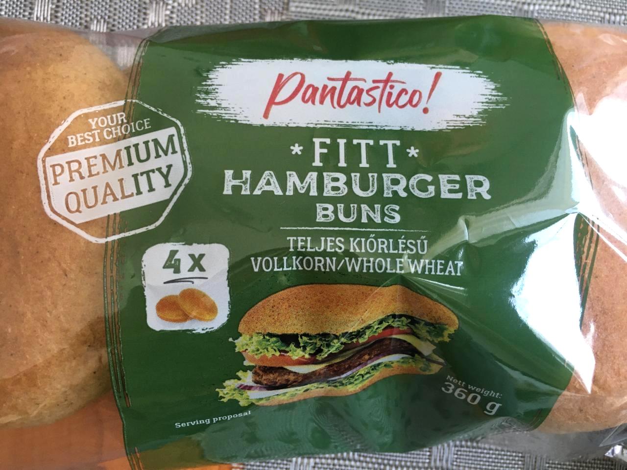 Képek - Fitt hamburger teljes kiőrlésű Pantastico!