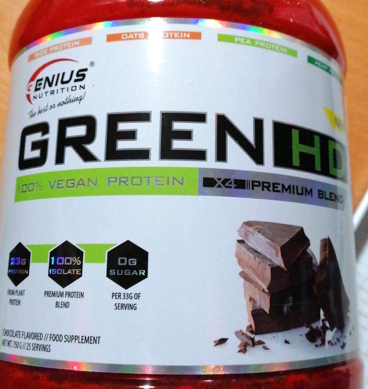Képek - Green HD vegan protein Chocolate Genius