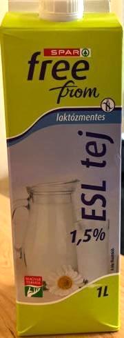 Képek - Esl tej laktózmentes 1,5% Spar free from