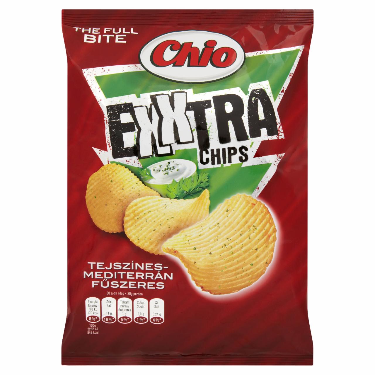 Képek - Chio Exxtra tejszínes-mediterrán fűszerezésű burgonyachips 75 g