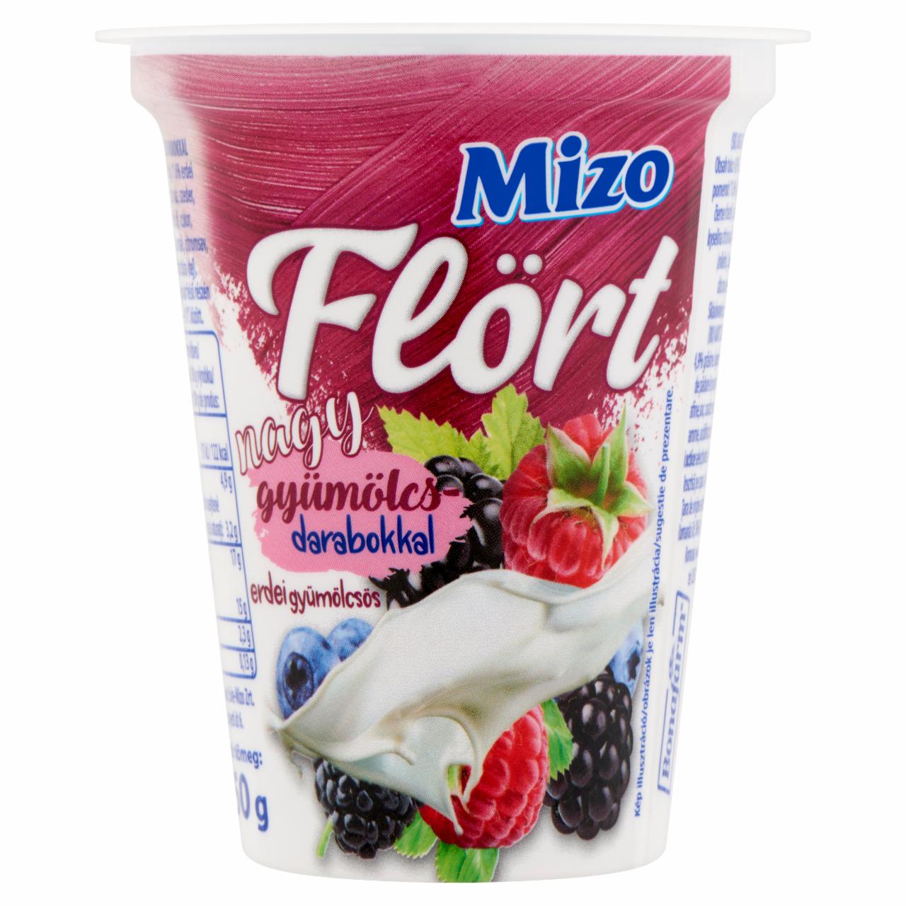 Képek - Mizo Flört erdei gyümölcsös joghurt nagy gyümölcsdarabokkal 150 g