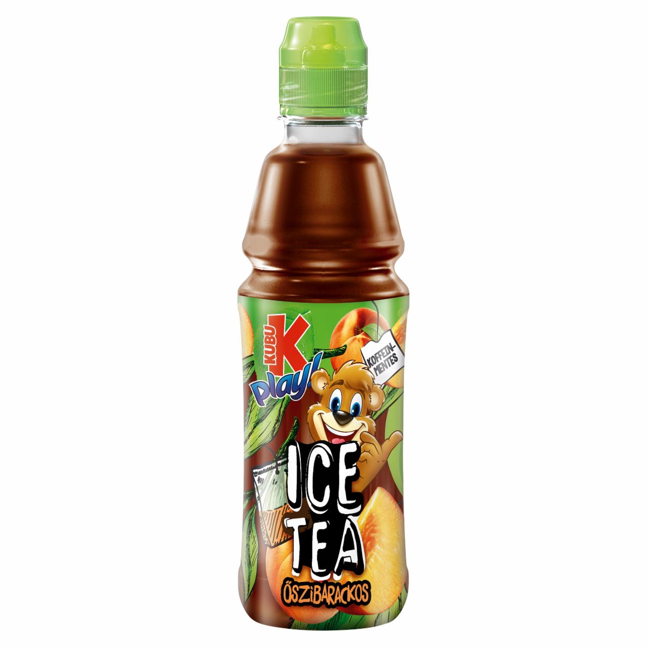 Képek - Kubu Play! Ice Tea őszibarackos üdítőital 400 ml