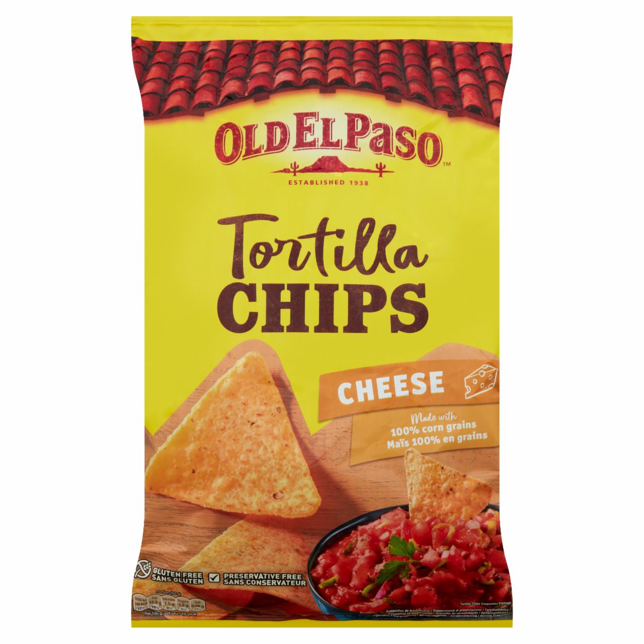 Képek - Old El Paso sajt ízű kukoricatortilla snack 185 g