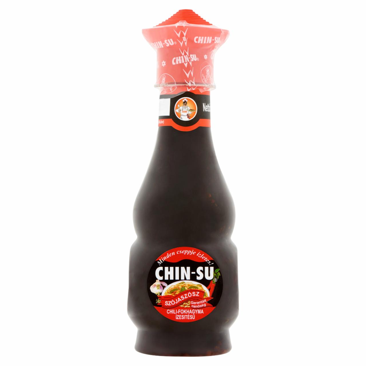 Képek - Chin-Su chilis-fokhagyma ízesítésű szójaszósz 250 ml