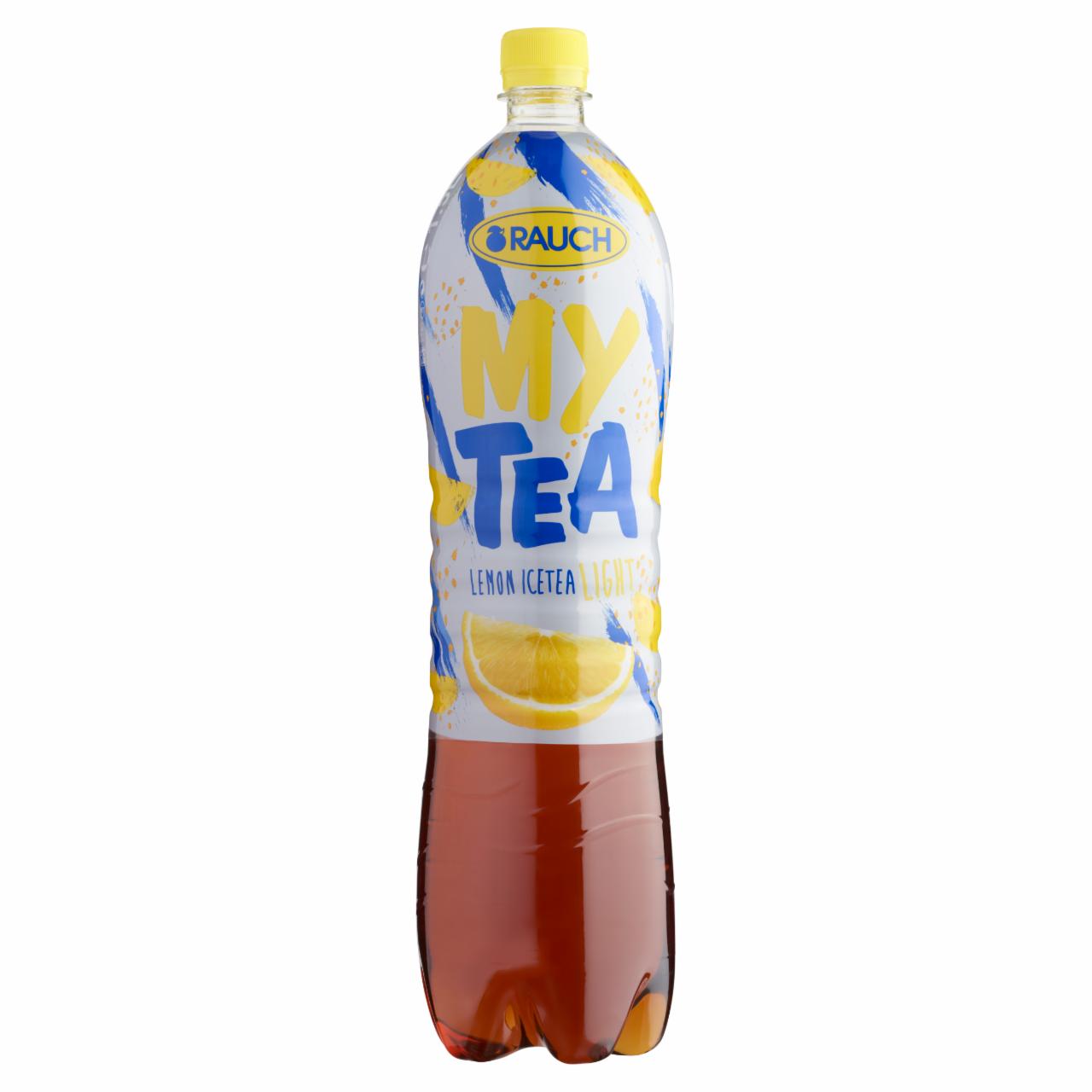 Képek - Rauch My Tea Ice Tea Light citromos üdítőital fekete teából cukorral és édesítőszerekkel 1,5 l