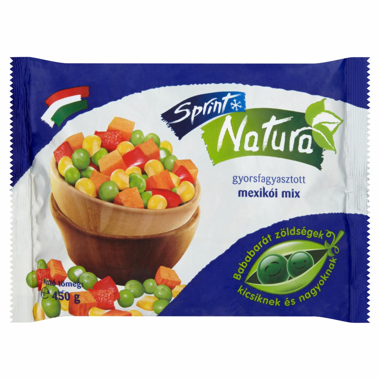 Képek - Sprint Natura gyorsfagyasztott mexikói mix zöldségkeverék 450 g