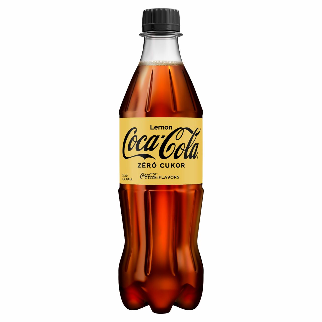 Képek - Coca-Cola Zero Lemon cola és citromízű energiamentes szénsavas üdítőital édesítőszerekkel 500 ml