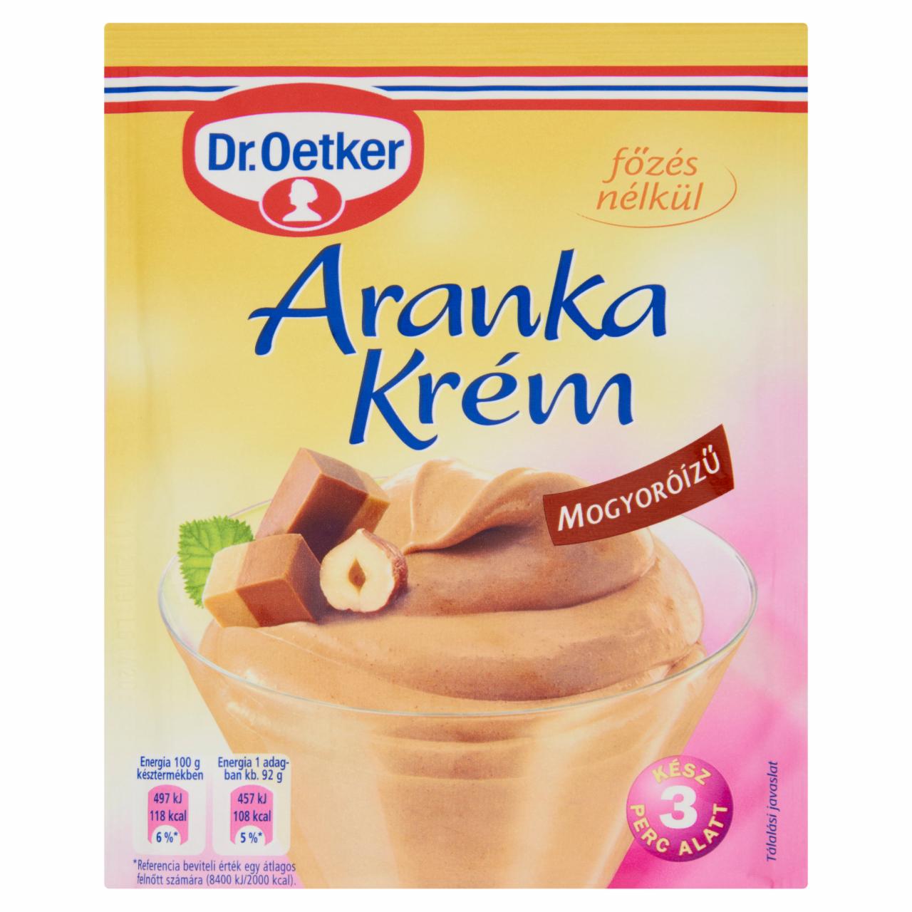 Képek - Dr. Oetker Aranka Krém mogyoróízű krémpor 68 g