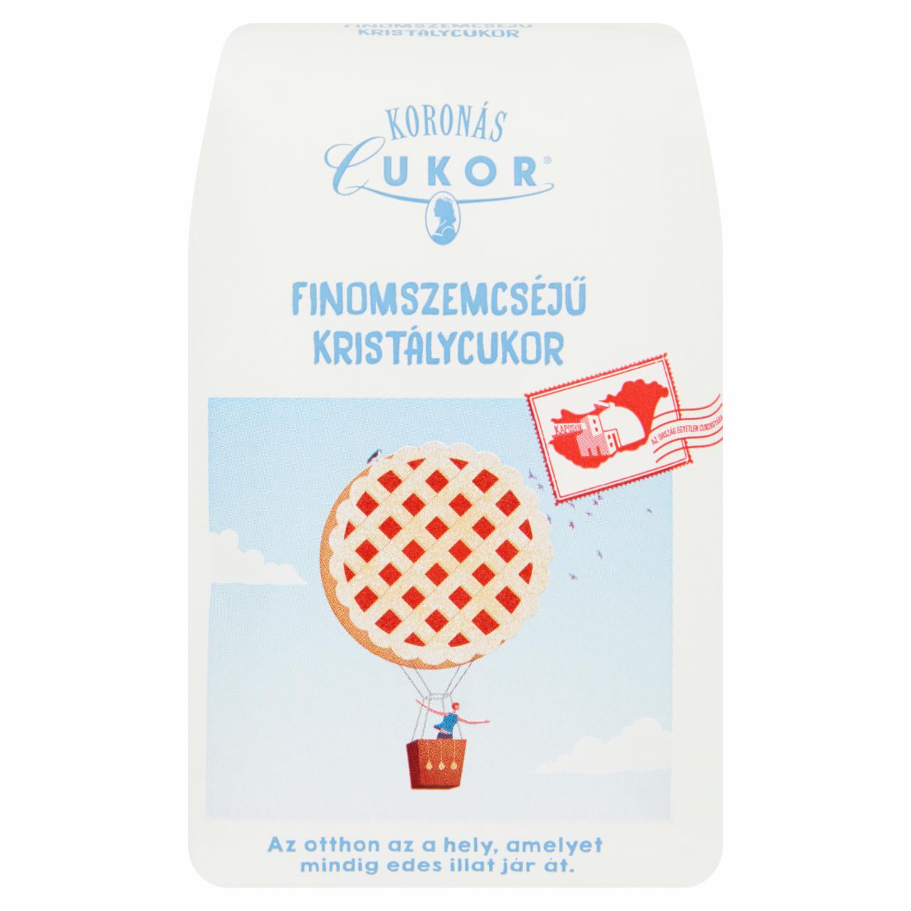 Képek - Koronás Cukor finomszemcséjű kristálycukor 1000 g