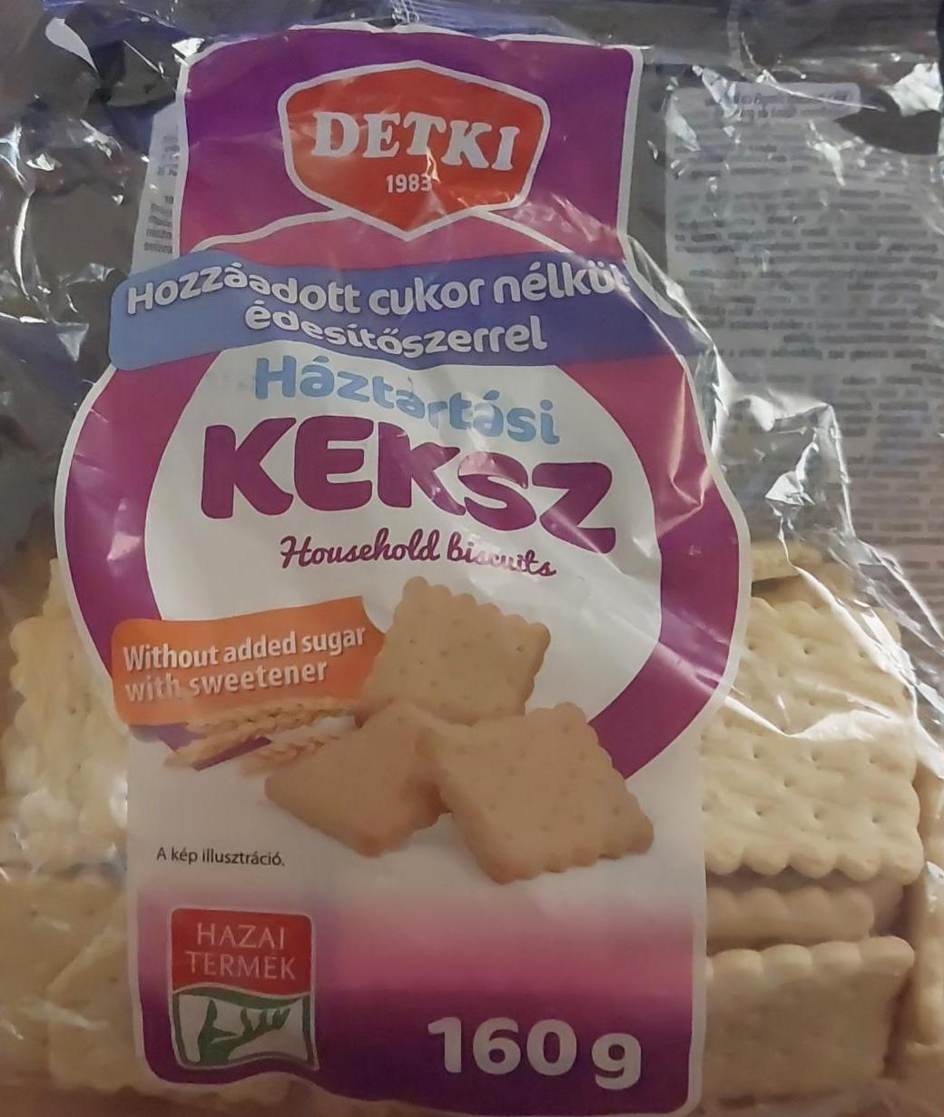 Képek - Detki háztartási keksz hozzáadott cukor nélkül, édesítőszerrel 160 g