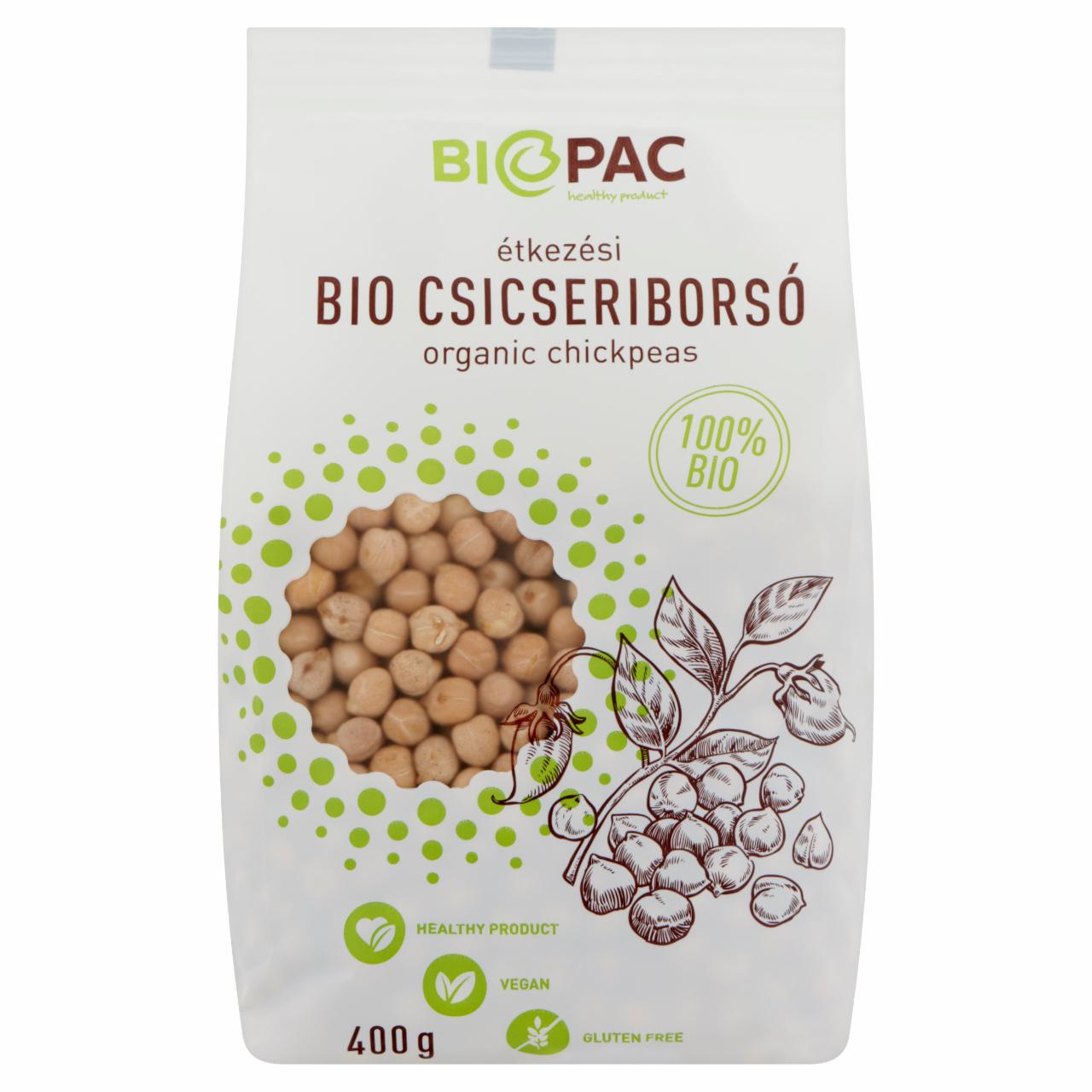 Képek - Biopac étkezési BIO csicseriborsó 400 g