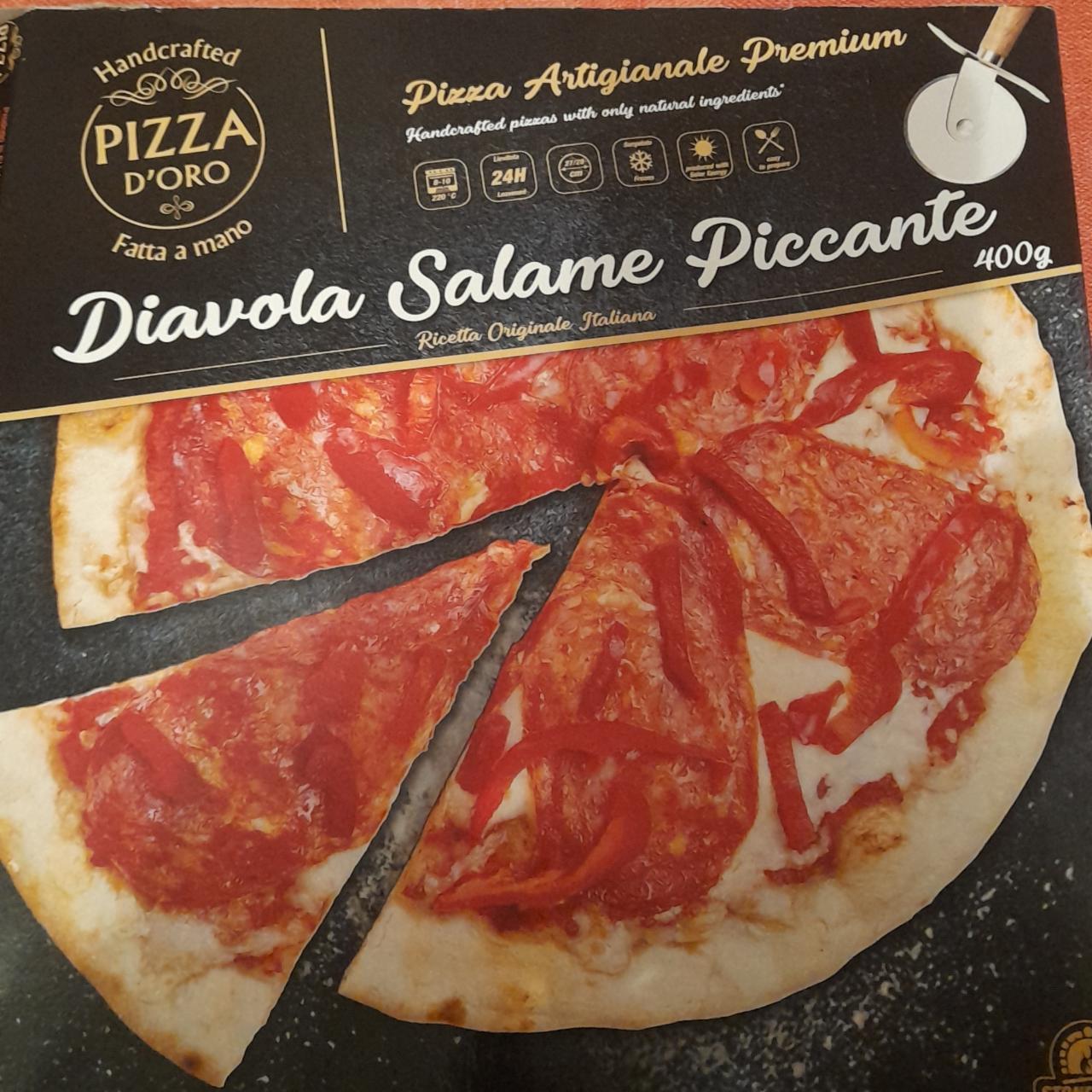 Képek - Diavolo Salame Piccante Pizza D'Oro