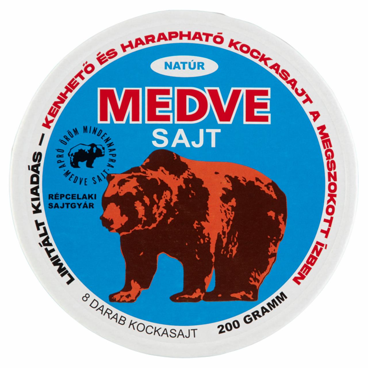 Képek - Medve natúr sajt 8 x 25 g (200 g)