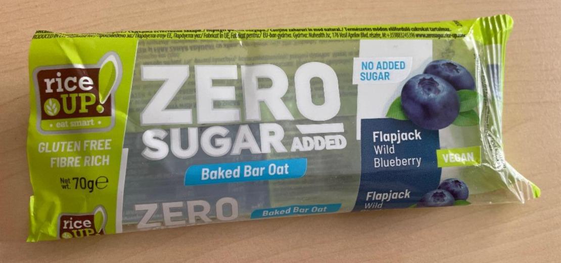 Képek - RiceUp! Zero Sugar gluténmentes zabszelet áfonyával hozzáadott cukor nélkül 70 g