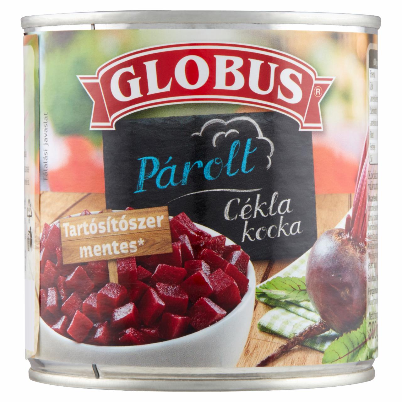 Képek - Globus párolt cékla kocka 300 g