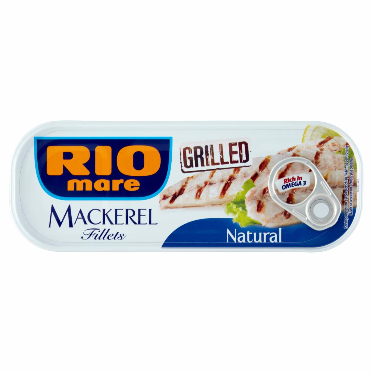 Képek - Rio Mare grillezett makrélafilé sós lében 120 g