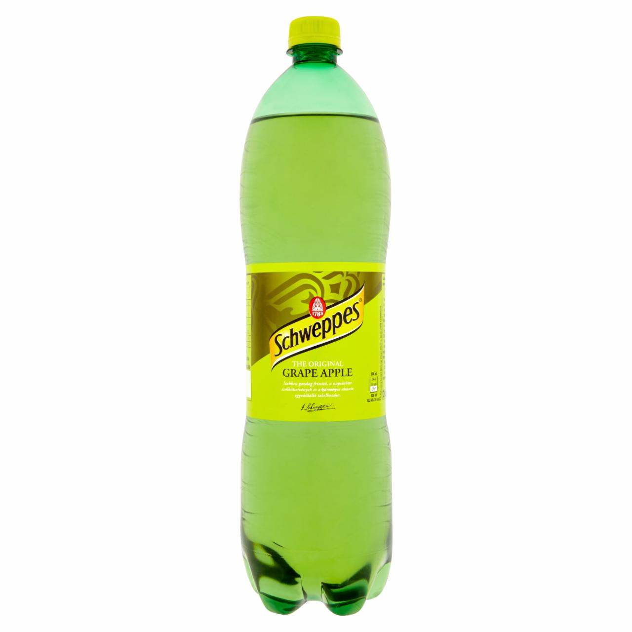 Képek - Schweppes Grape Apple szőlő-alma ízű szénsavas üdítőital 1,5 l