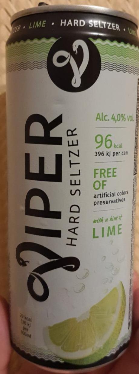 Képek - Viper Hard Seltzer Lime ízű szénsavas alkoholos ital 4% 330 ml doboz