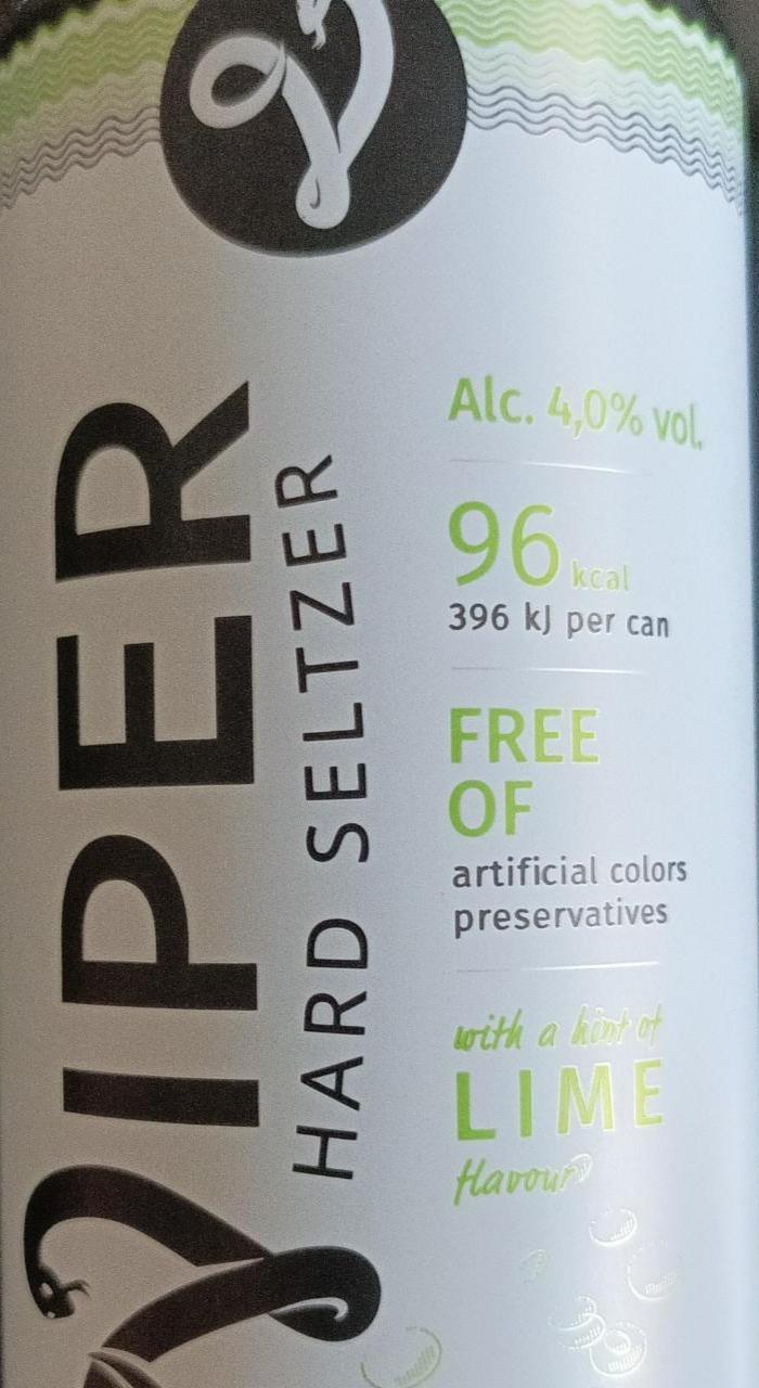 Képek - Viper Hard Seltzer Lime ízű szénsavas alkoholos ital 4% 330 ml doboz