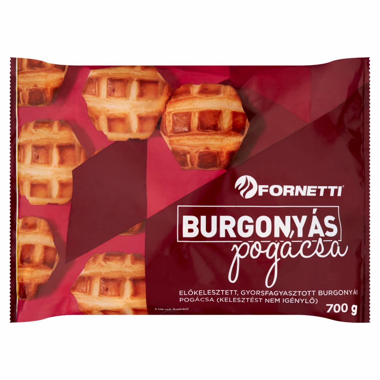 Képek - Fornetti előkelesztett, gyorsfagyasztott burgonyás pogácsa 700 g