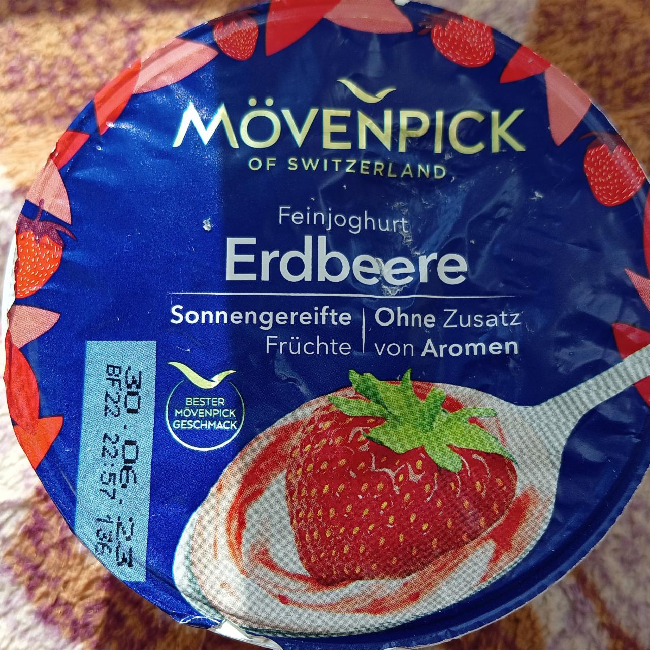 Képek - Mövenpick tejszínes eper joghurt gyümölcskészítménnyel 150 g