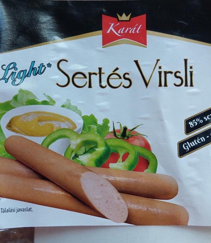 Képek - Light sertés virsli Karát