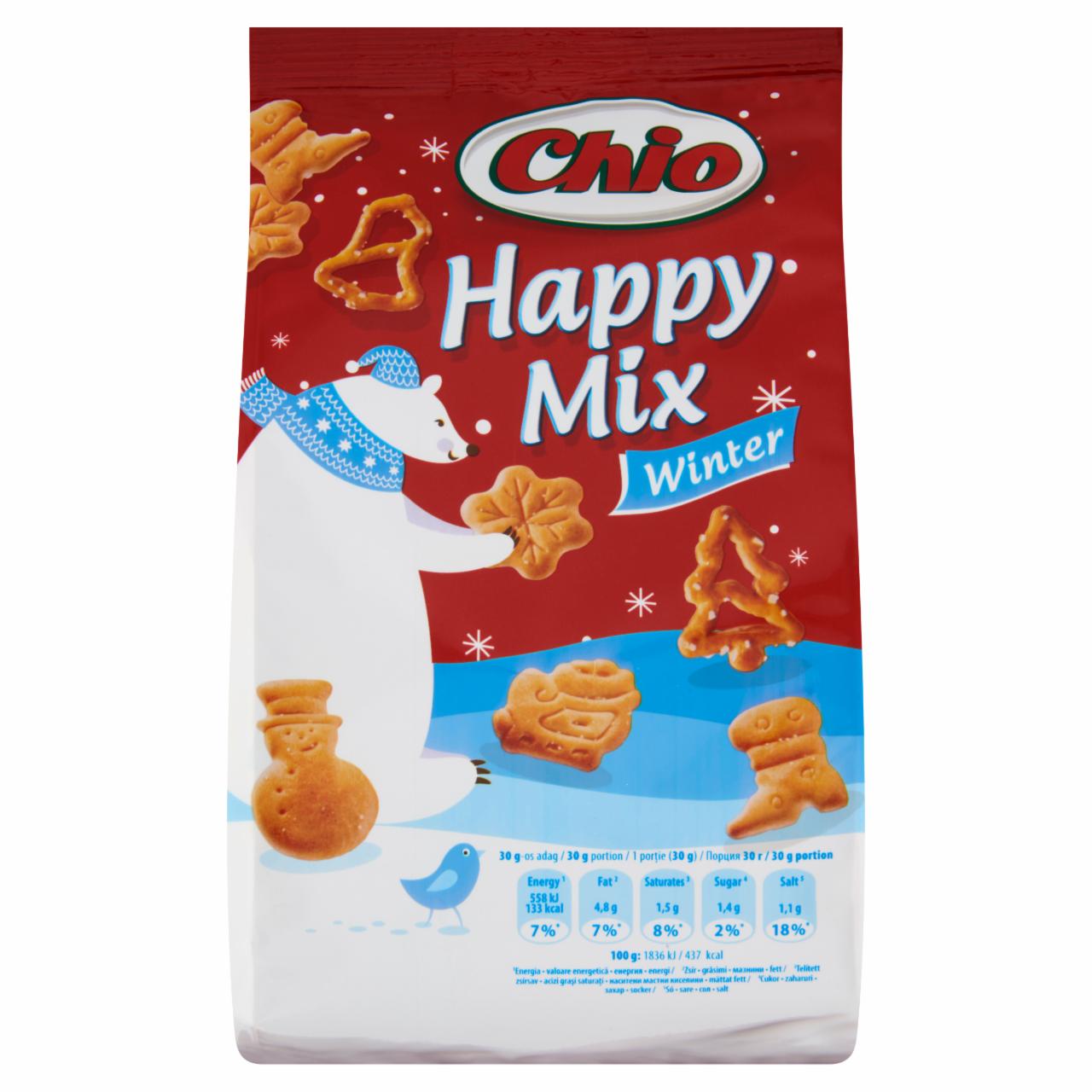 Képek - Chio Happy Mix Winter sós kréker és sósperec keverék 200 g