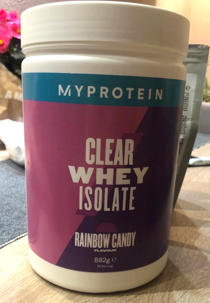 Képek - Clean whey isolate Rainbow candy MyProtein