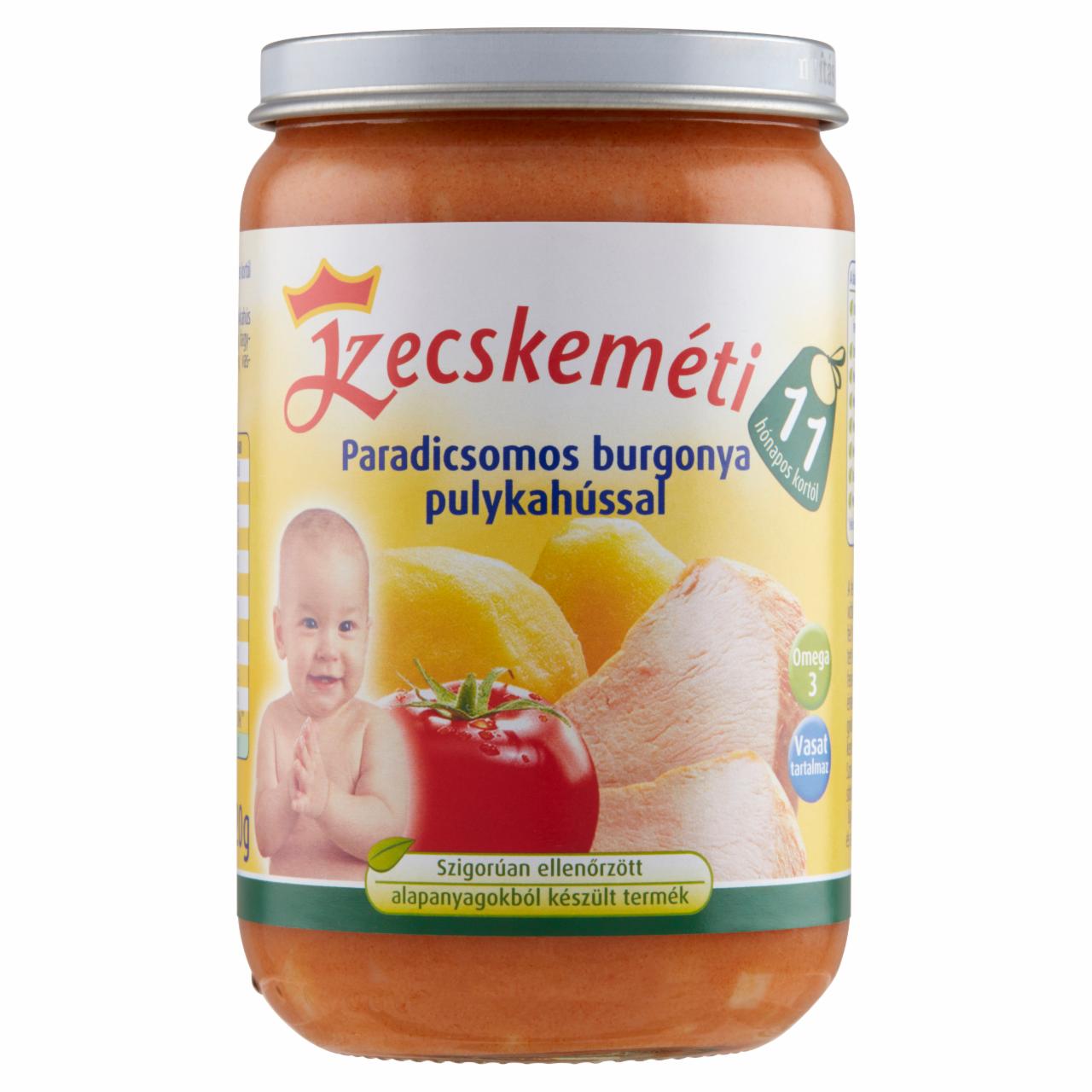 Képek - Kecskeméti paradicsomos burgonya pulykahússal 11 hónapos kortól 220 g