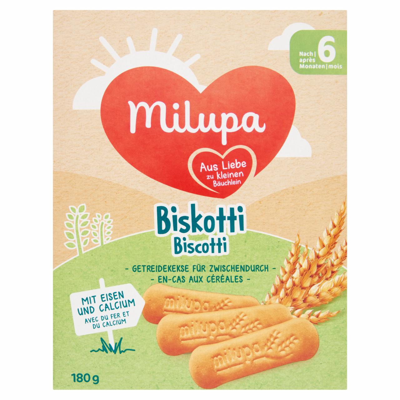 Képek - Milupa Biskotti keksz 6 hónapos kortól 180 g