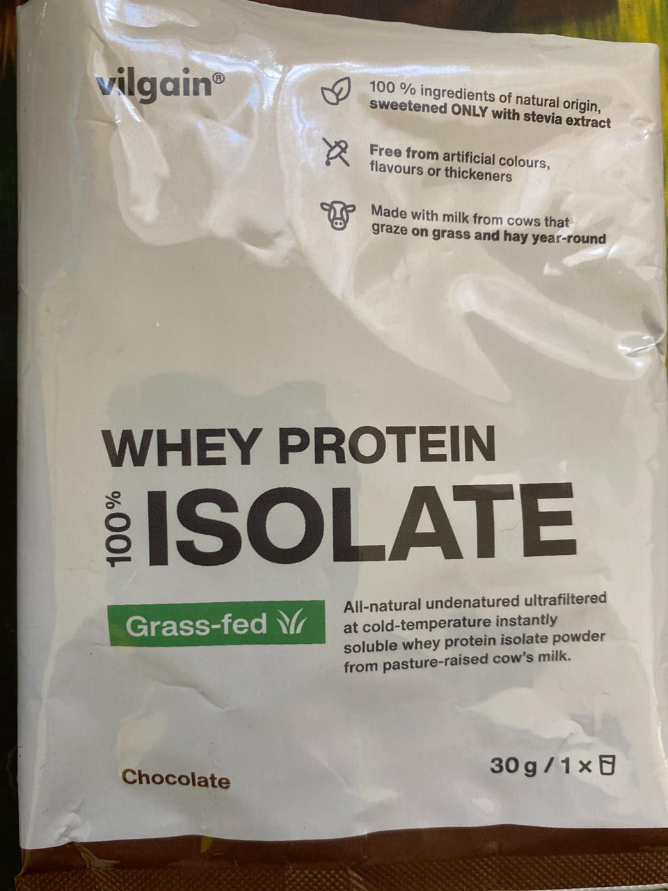 Képek - Whey protein 100% isolate Chocolate Vilgain