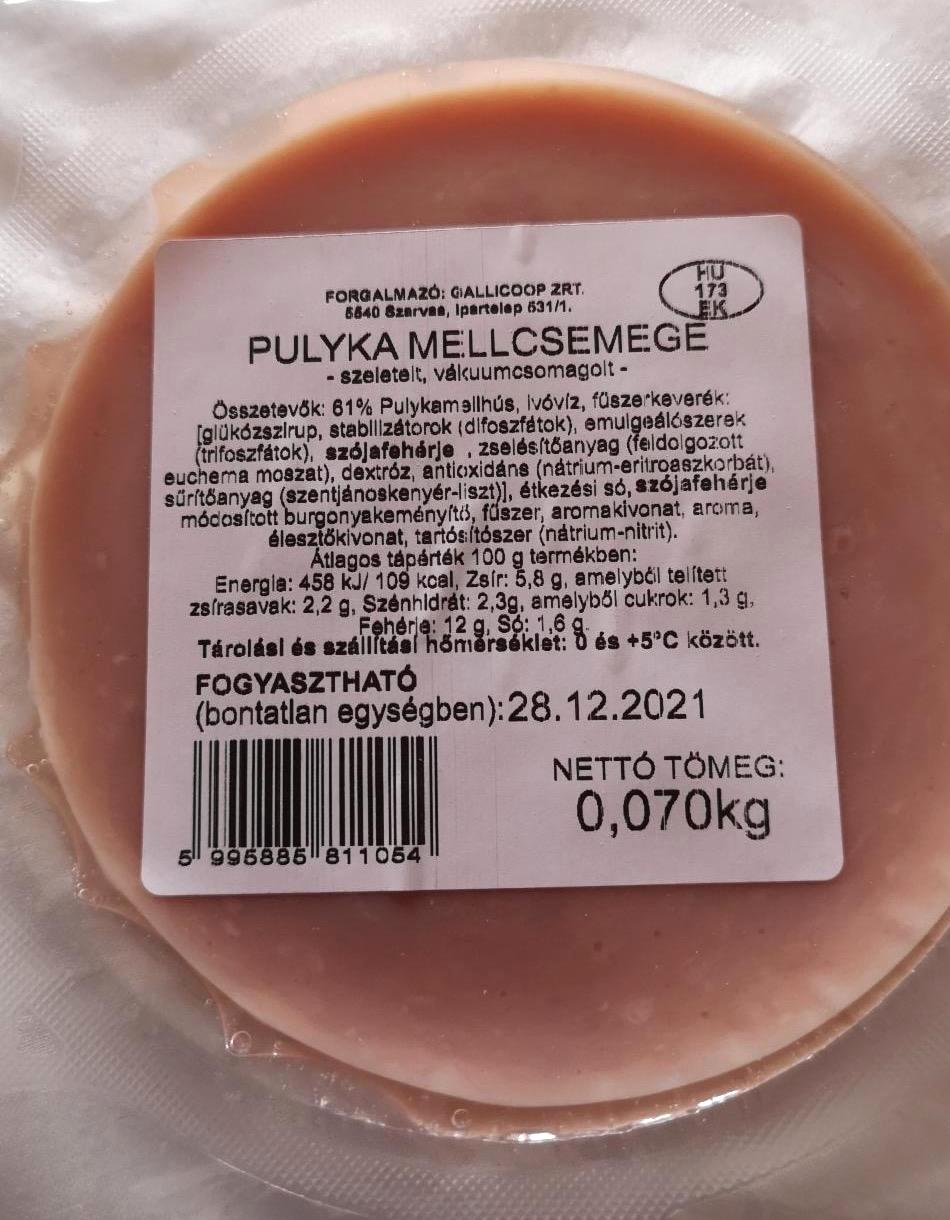 Képek - Gallicoop szeletelt pulyka mellcsemege 70 g