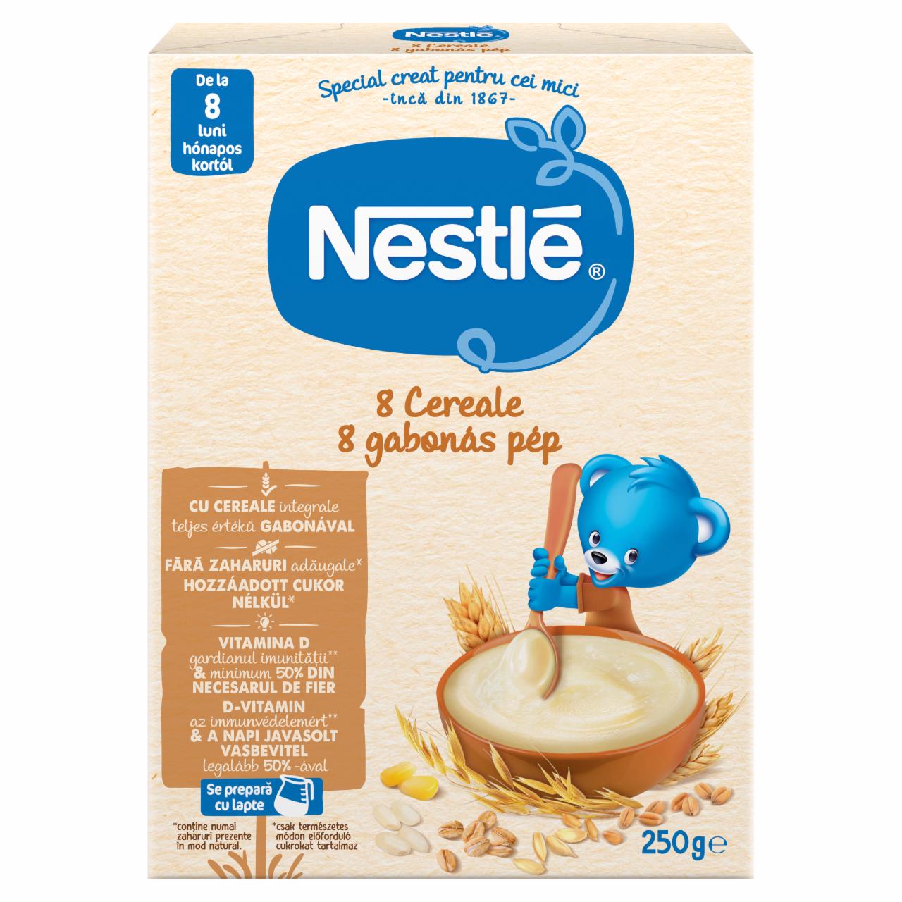 Képek - Nestlé 8 gabonás pép 8 hónapos kortól 250 g