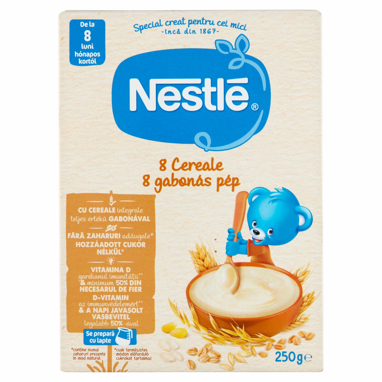 Képek - Nestlé 8 gabonás pép 8 hónapos kortól 250 g