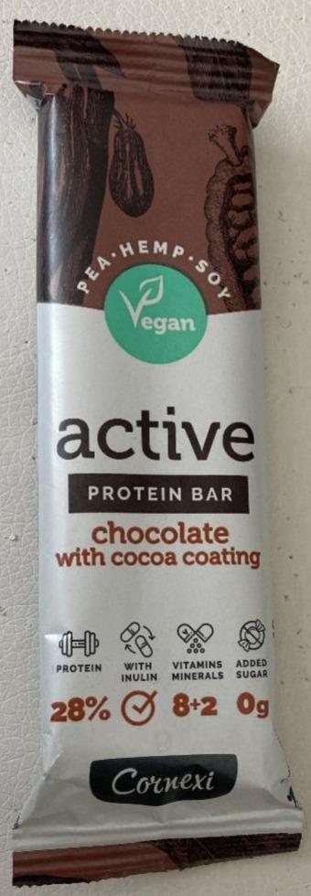 Képek - Active protein bar chocolate with cocoa coating Cornexi