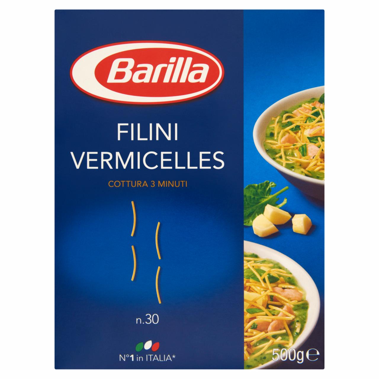 Képek - Barilla Filini Vermicelles apró durum száraztészta 500 g