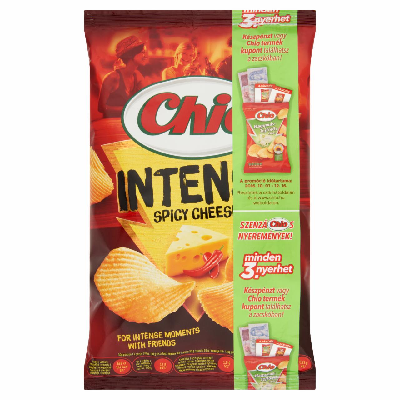 Képek - Chio Intense sajt és chili ízű burgonyachips 70 g