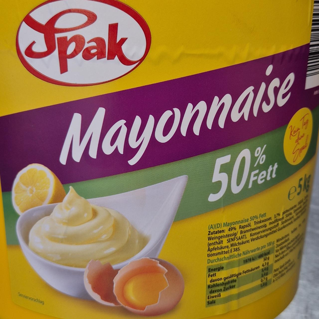 Képek - Mayonnaise 50% fett Spak