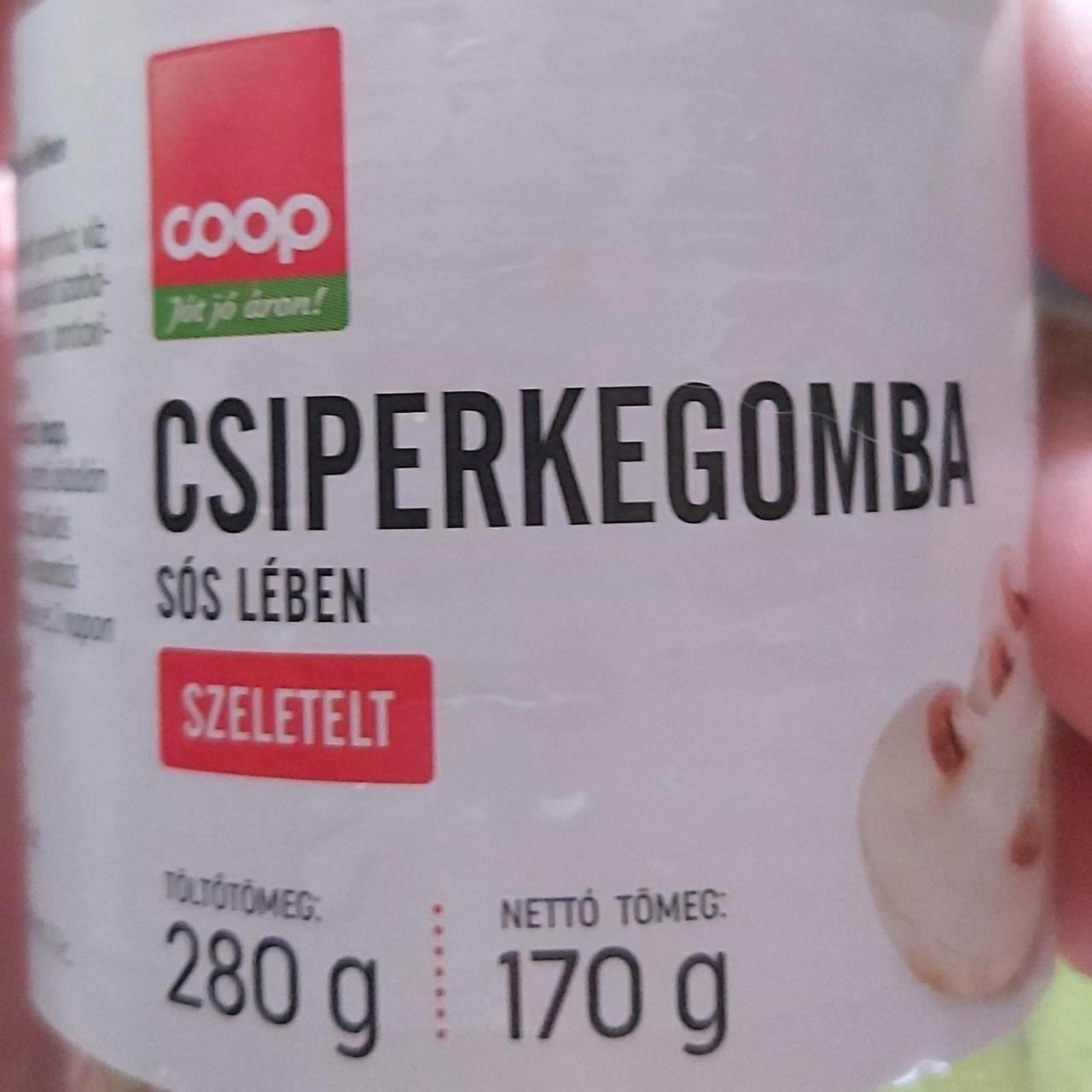 Képek - Csiperkegomba sós lében szeletelt Coop