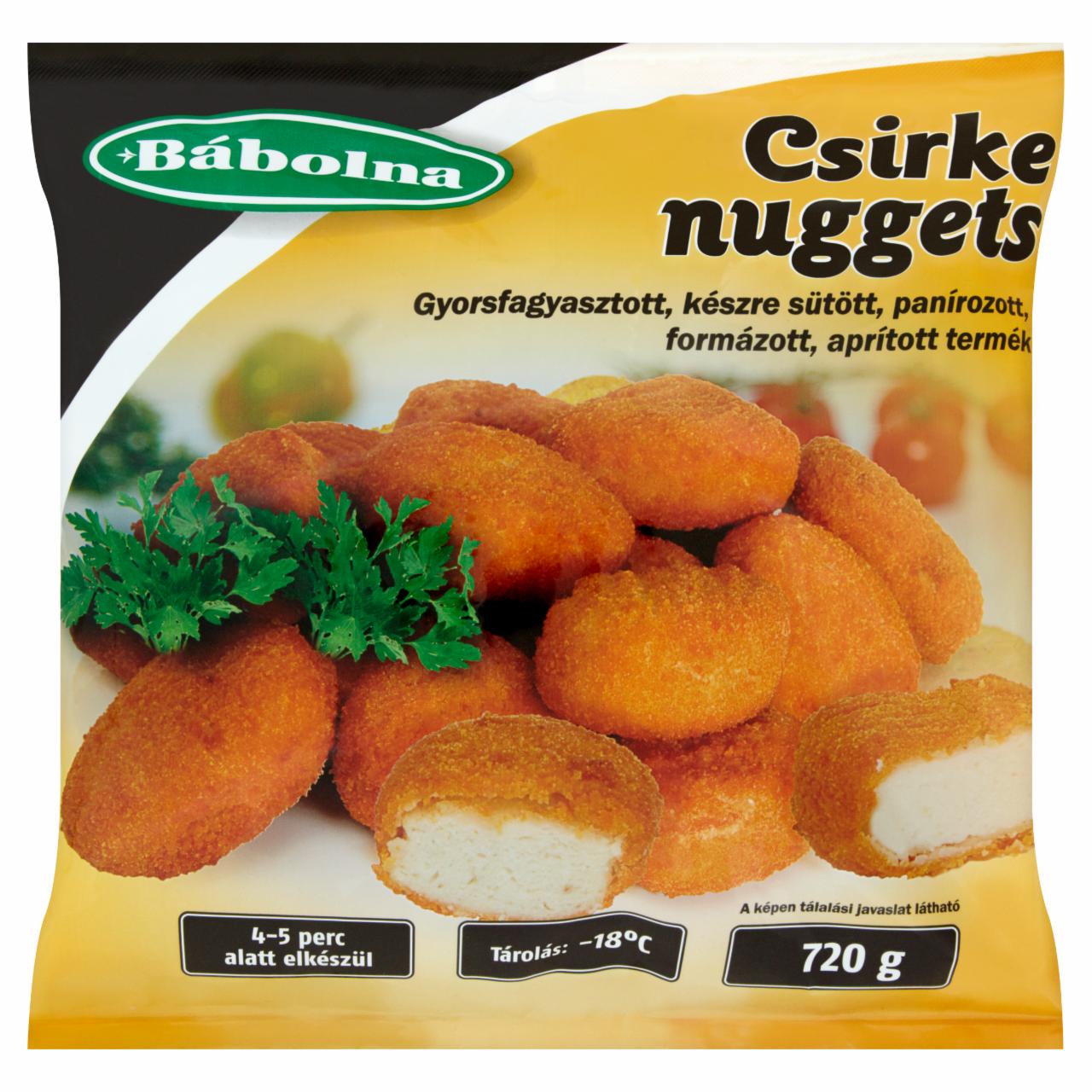 Képek - Bábolna gyorsfagyasztott csirke nuggets 720 g