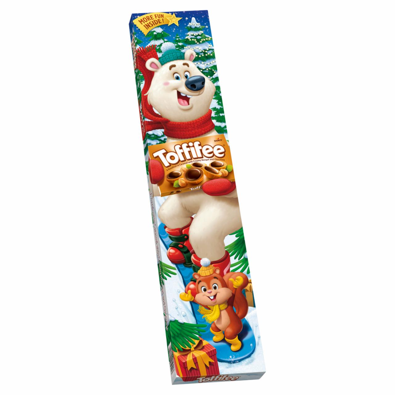 Képek - Toffifee mogyoró karamellben mogyorós nugátkrémmel és csokoládéval 3 x 125 g (375 g)