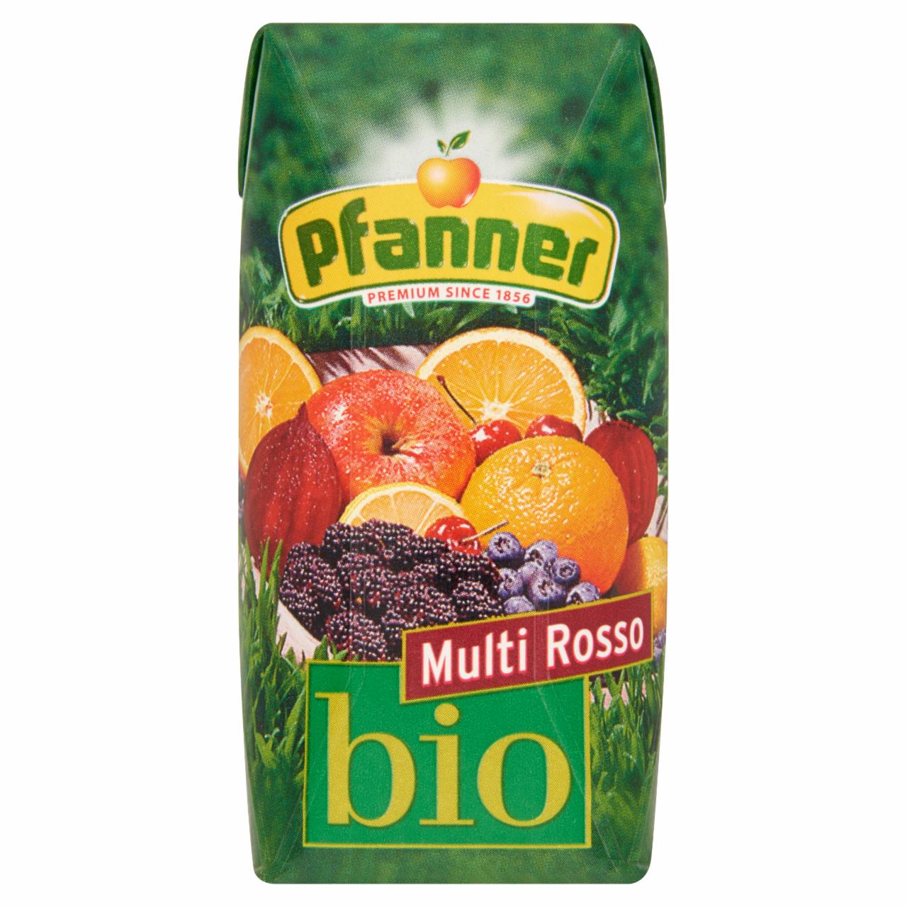 Képek - Pfanner Multi Rosso BIO vegyes gyümölcsital 30% 0,2 l