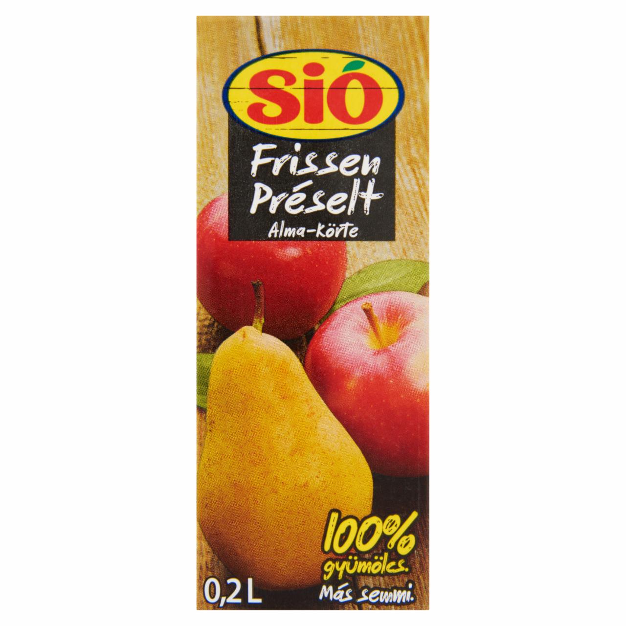 Képek - Sió frissen préselt alma-körtelé 0,2 l