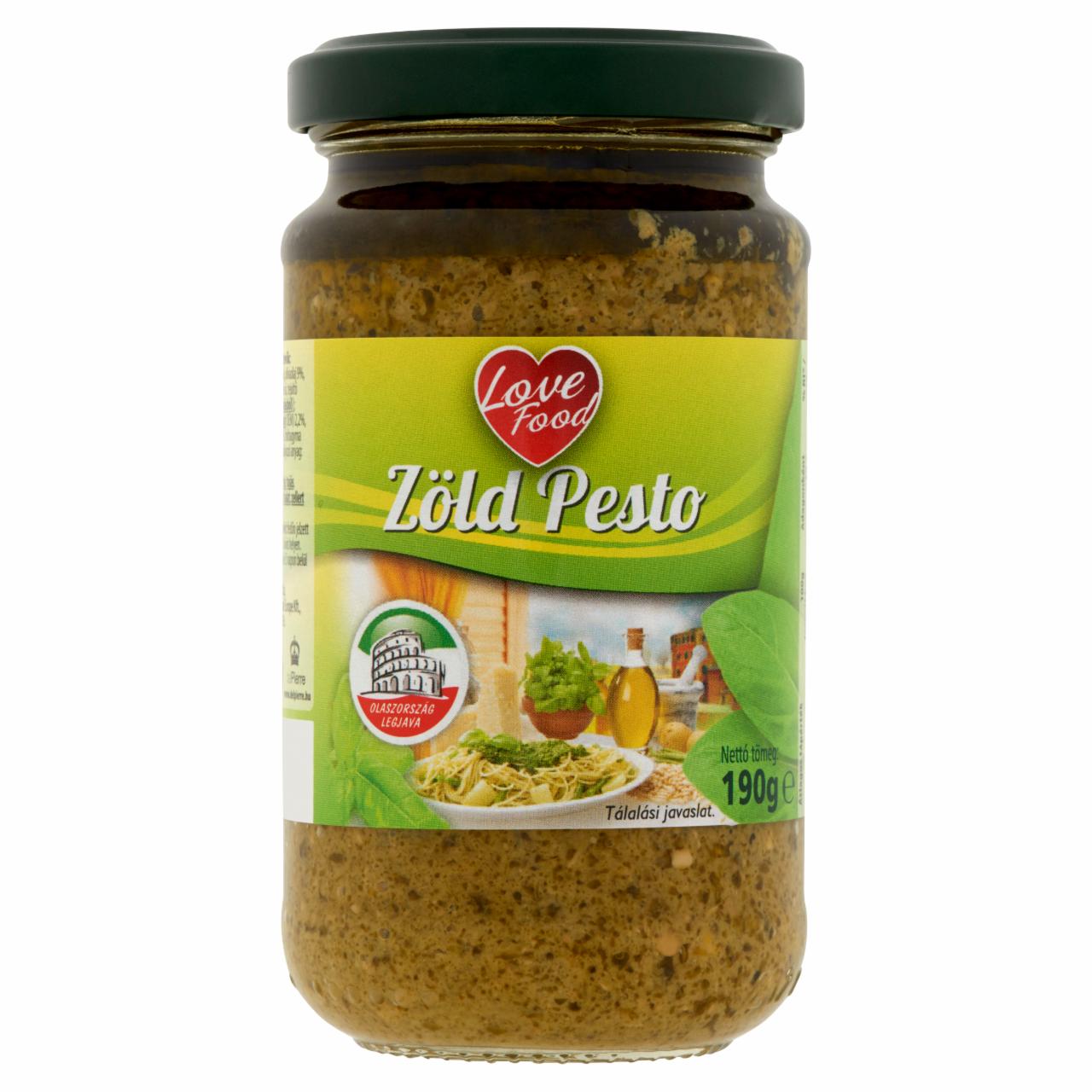 Képek - Love Food zöld pesto 190 g