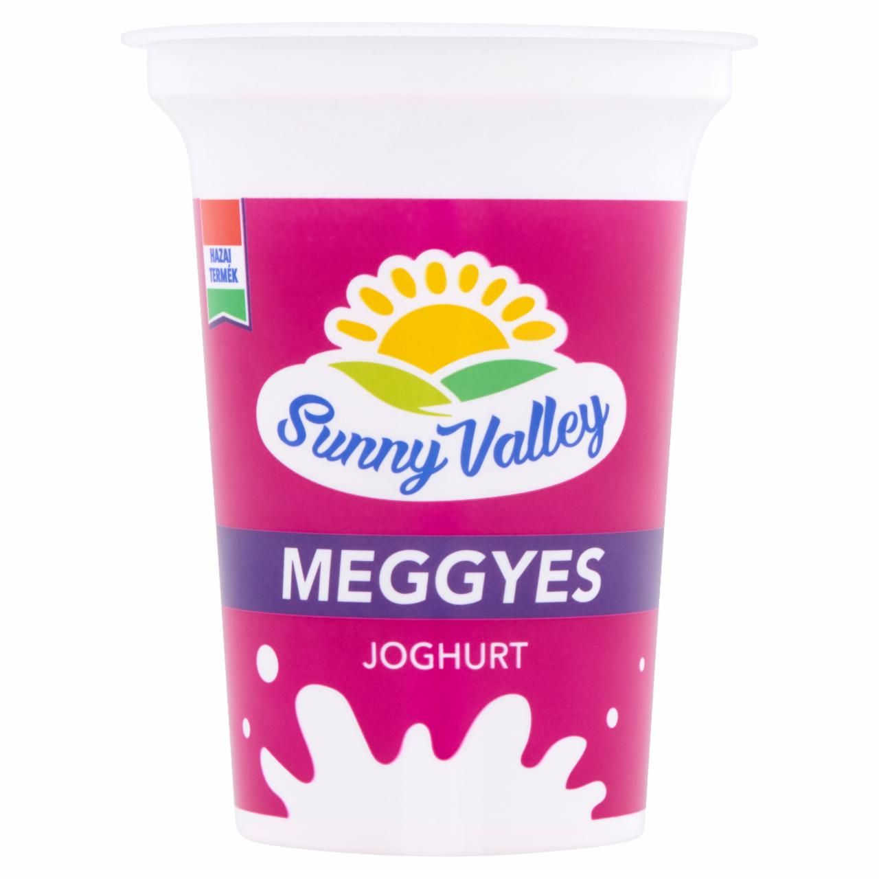 Képek - Sunny Valley élőflórás, zsírszegény meggyes joghurt 375 g