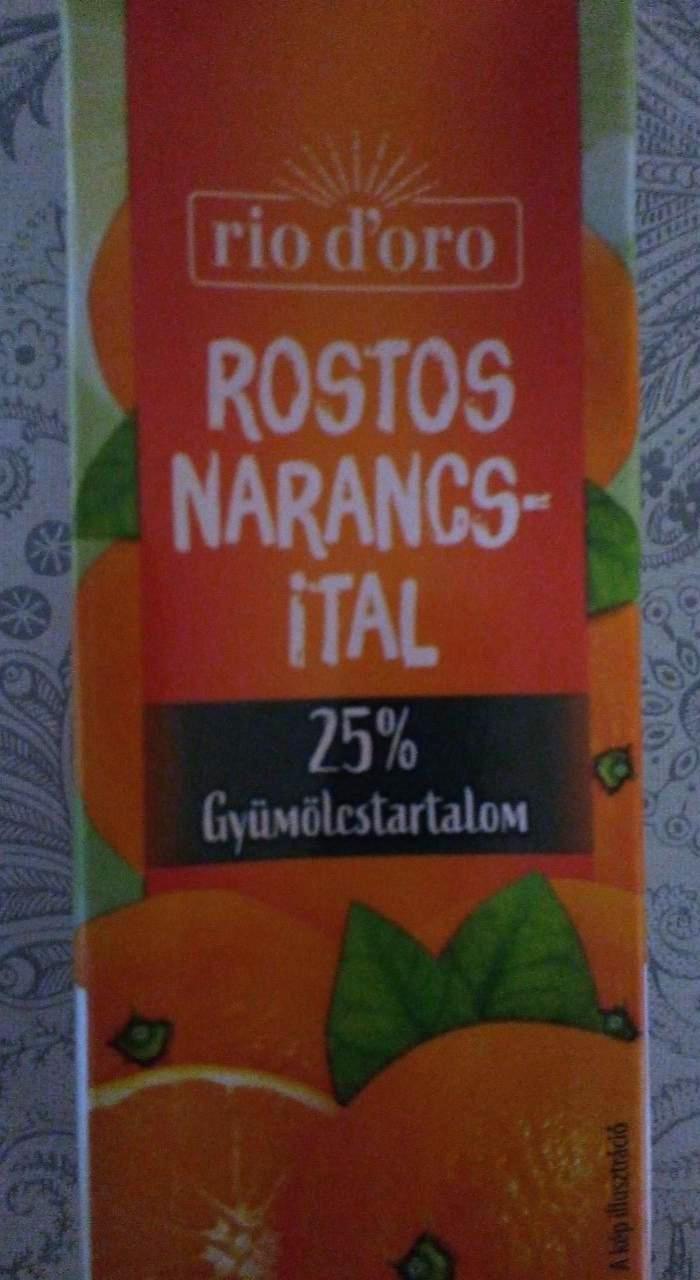 Képek - Rostos narancsital 25% Rio D'oro